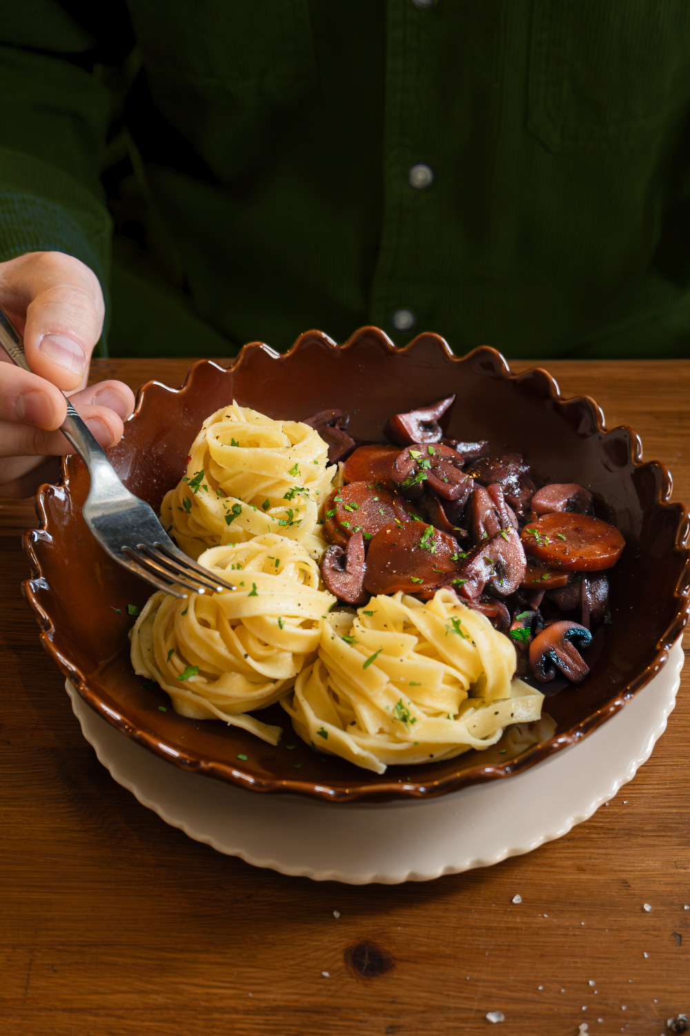 Bourguignon de champignons