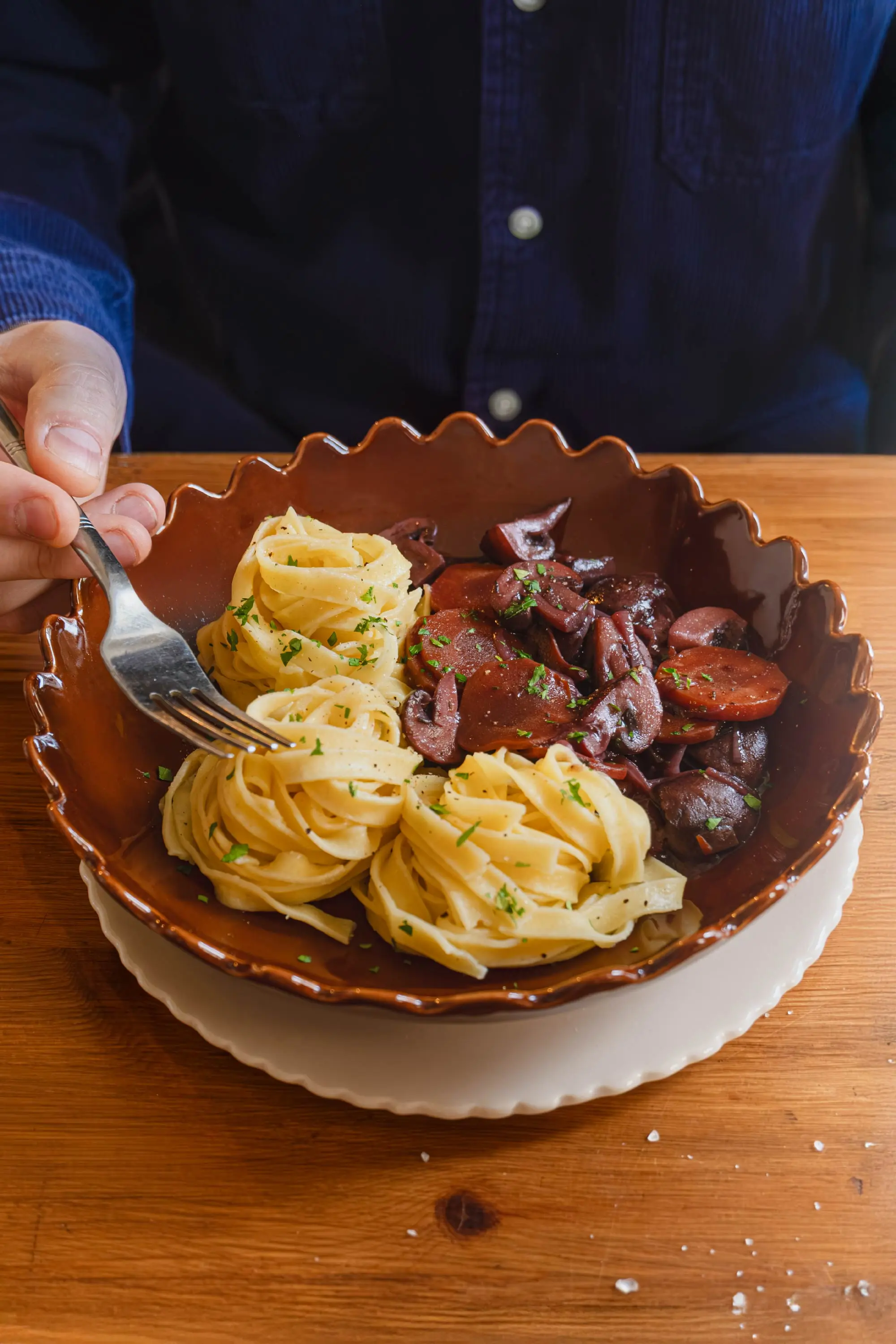 Bourguignon de champignons