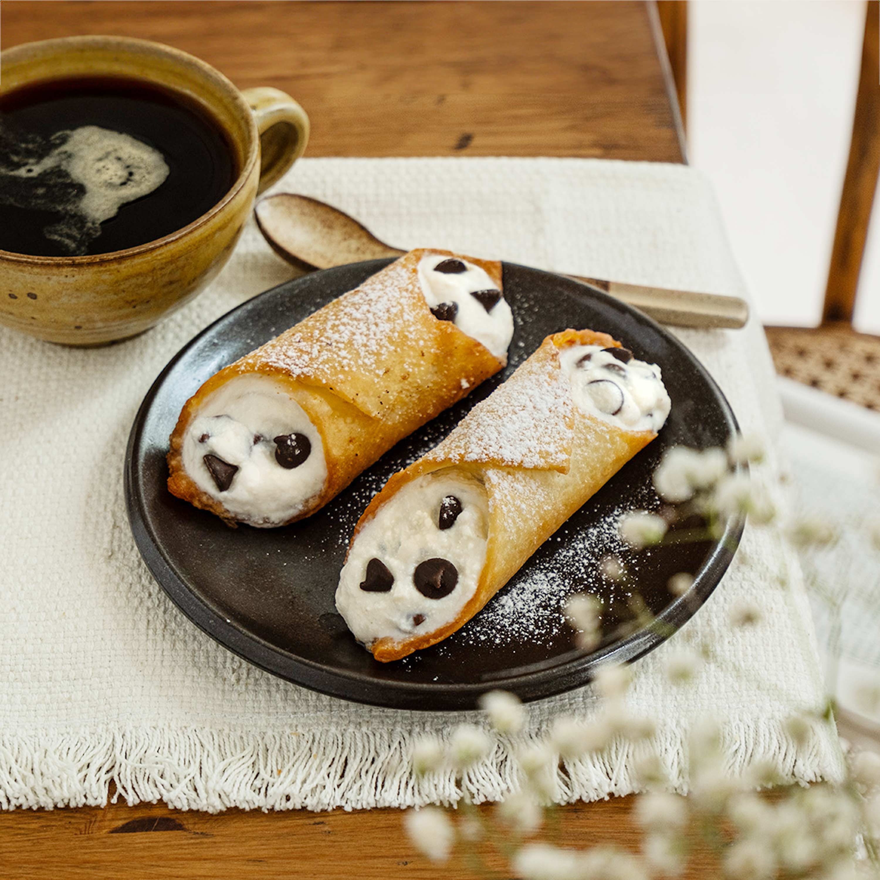 Cannoli vanille chocolat