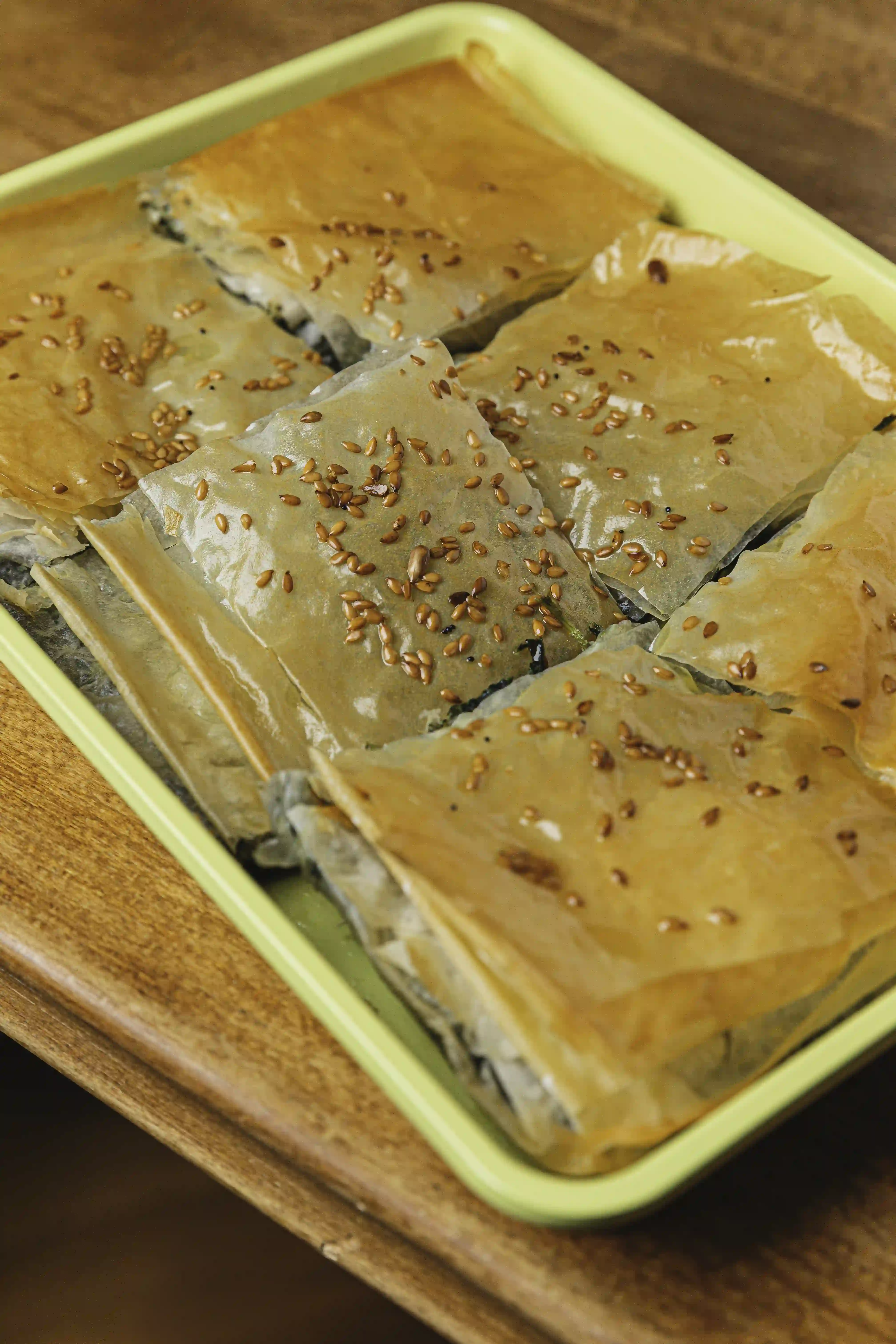 Carré feuilleté aux épinards