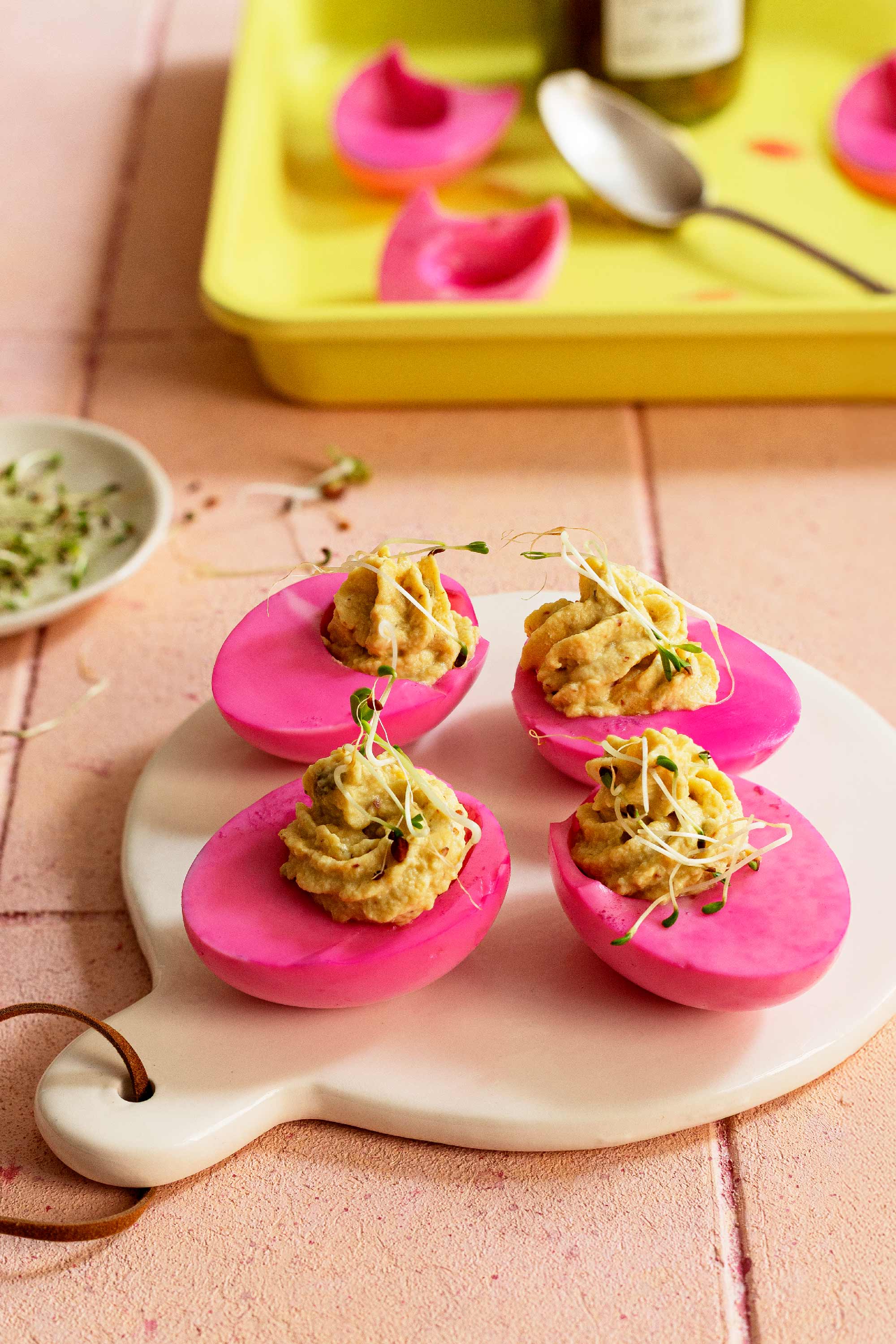 Deviled eggs : les oeufs mimosa revisités
