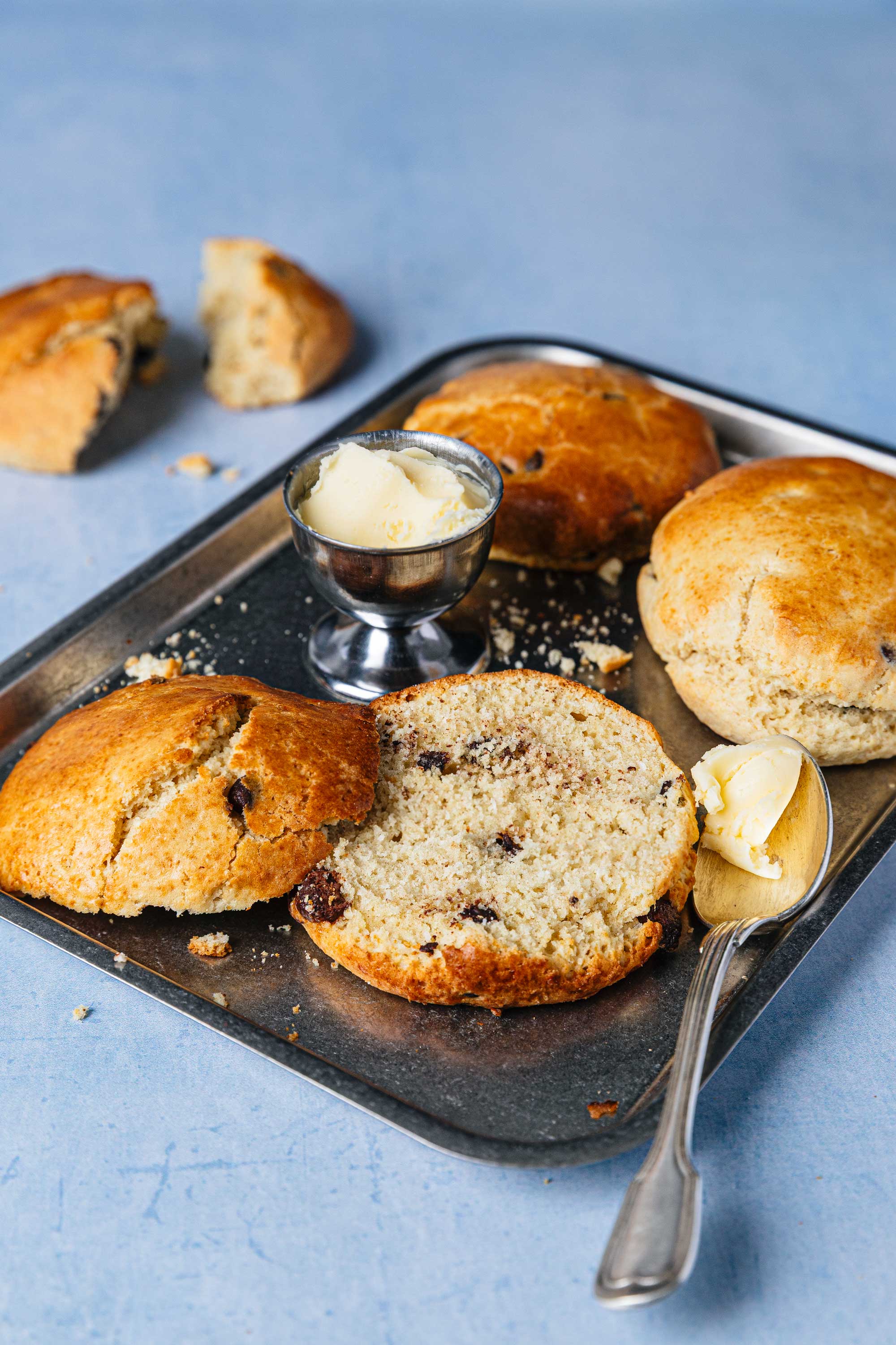 Scones aux pépites chocolat et noix de coco
